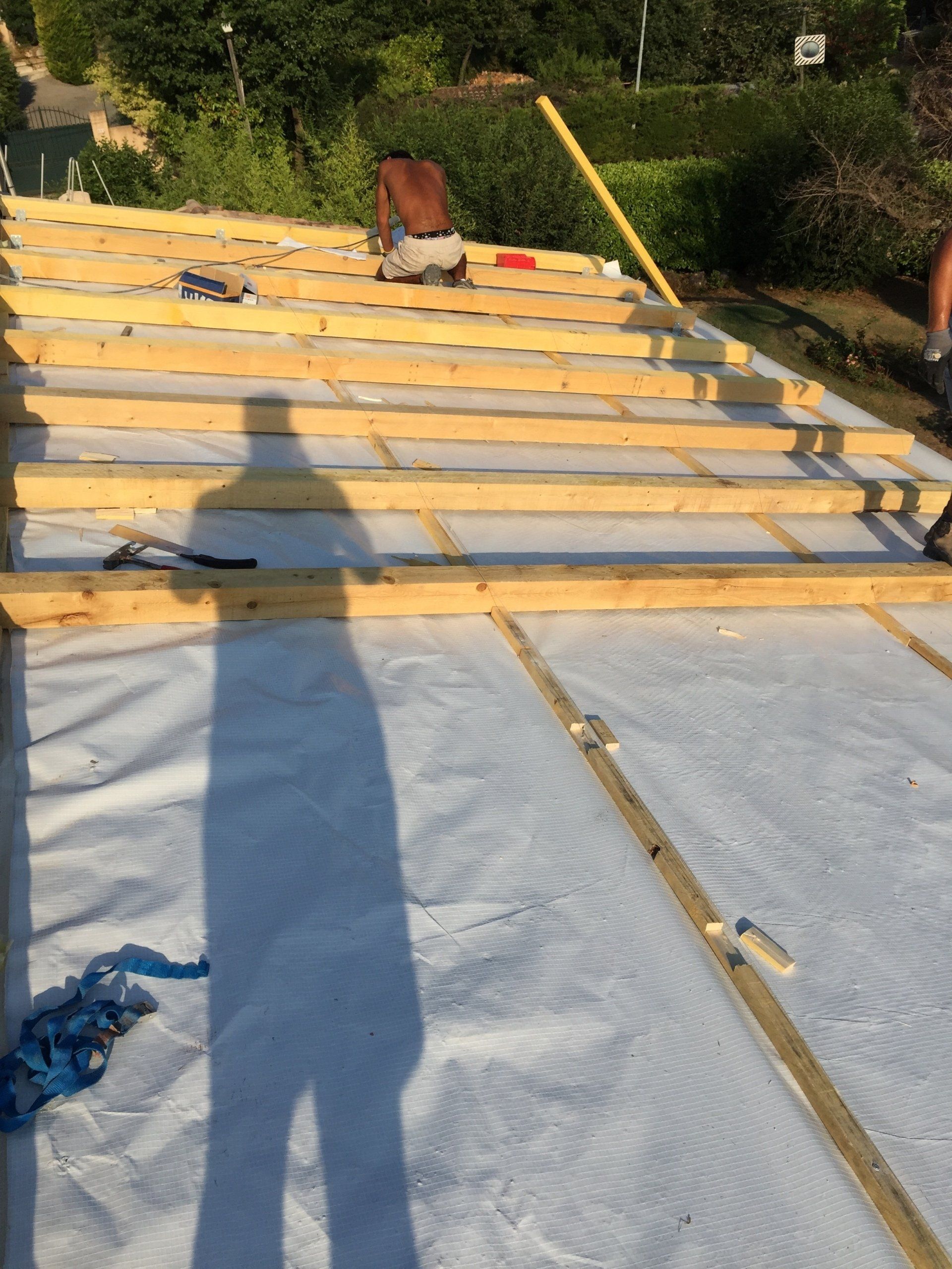 Les travaux de charpente