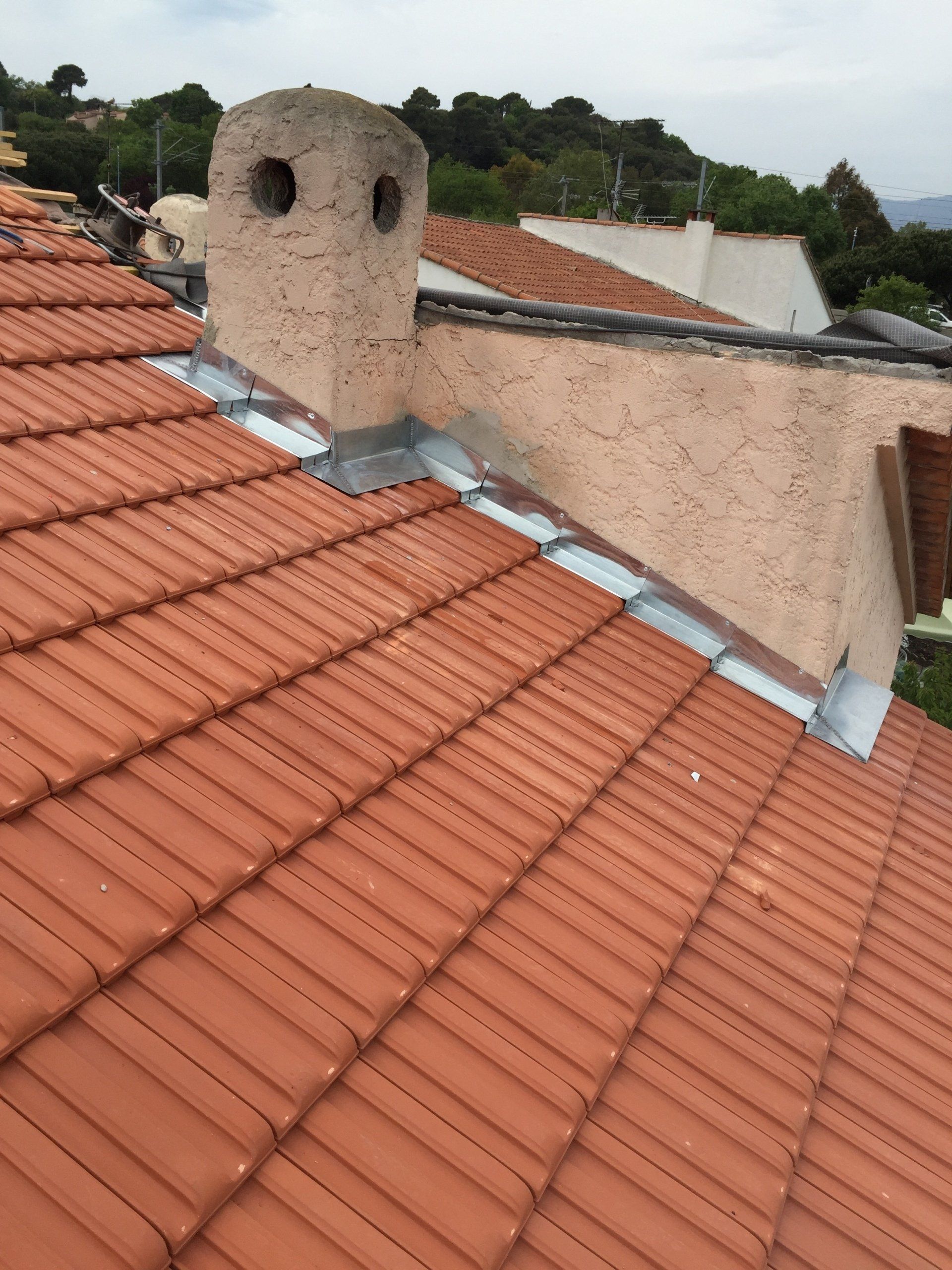 La pose de zinguerie