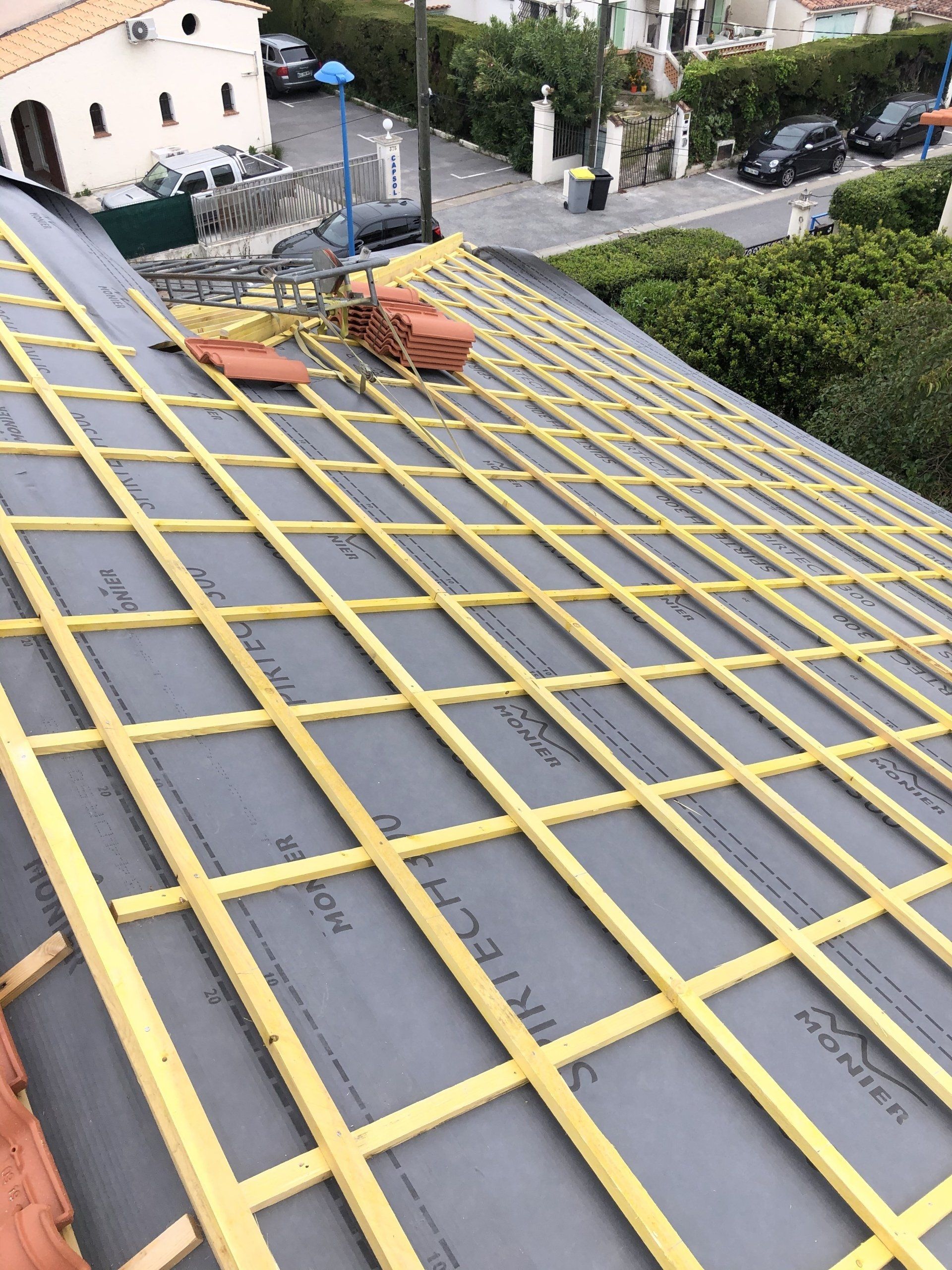 Les travaux de couverture