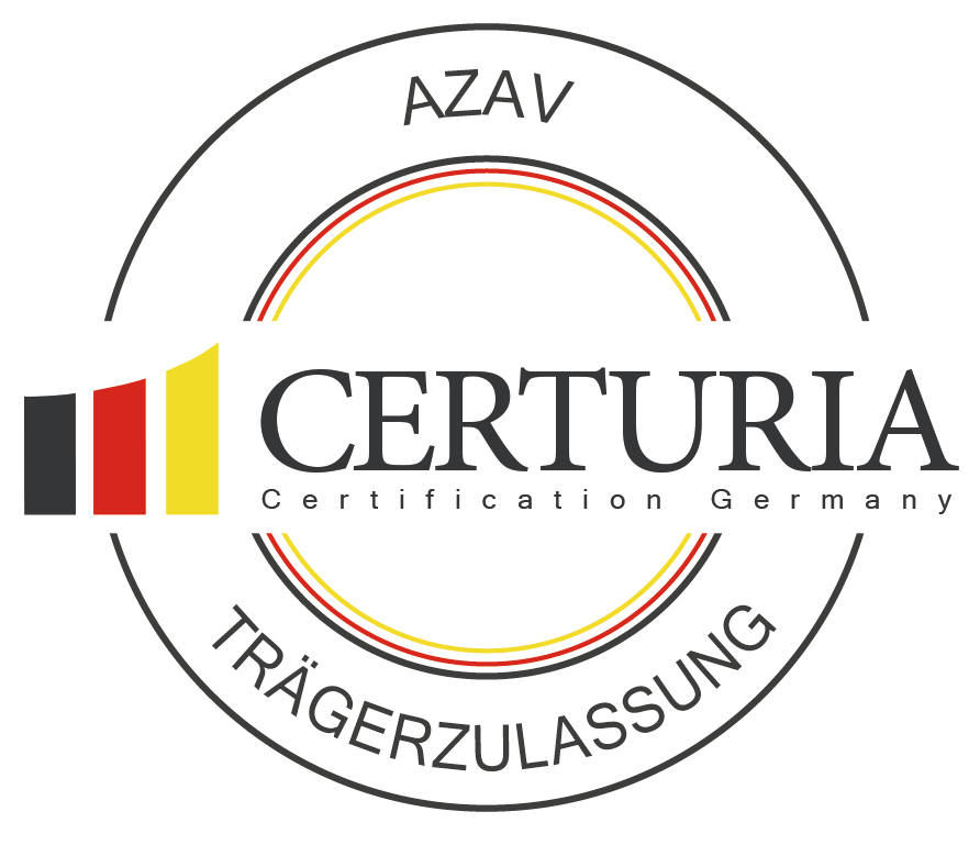 AZAV Certuria Zertifikat