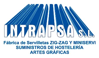 Un logotipo azul y blanco para Intrapsa SL
