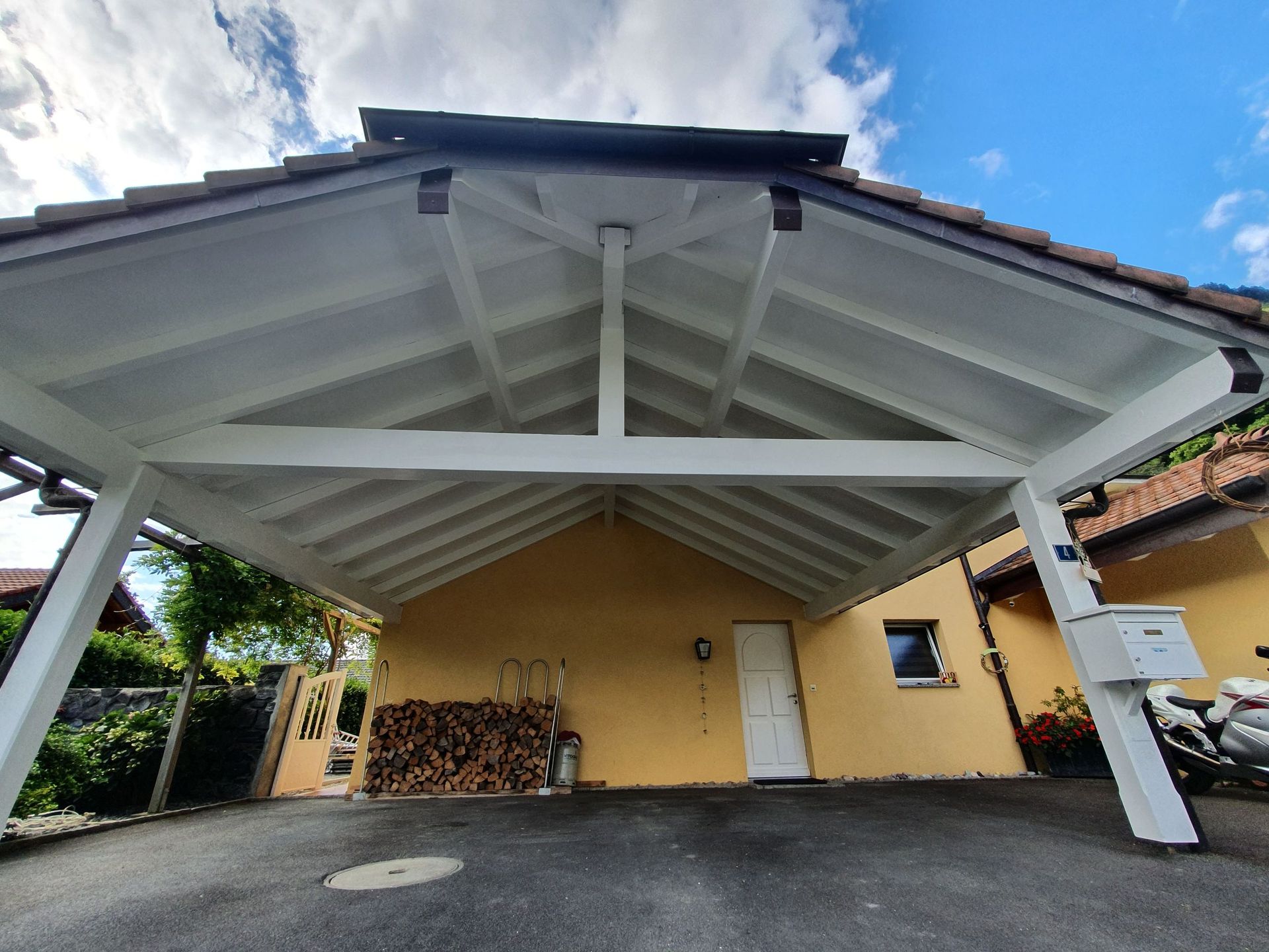 Avant toit - GEX Peinture de rêve - Le Bouveret