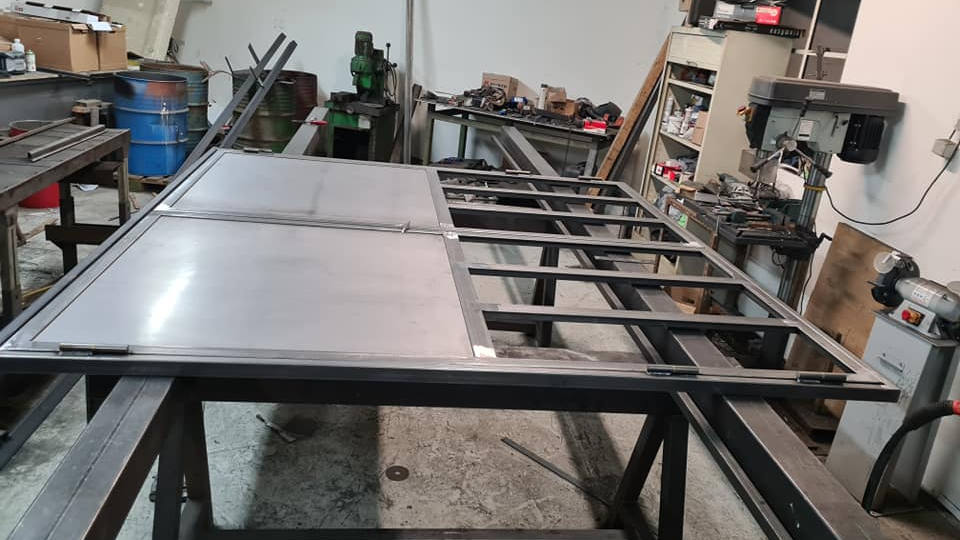 Création d'une verrière