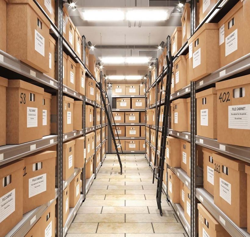 Boîtes d'archives