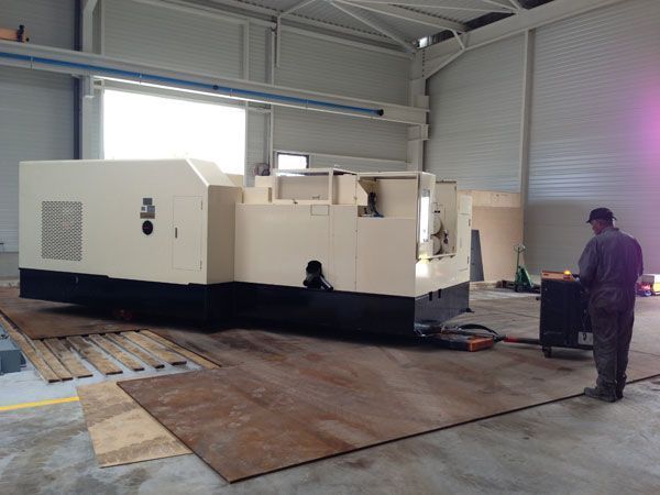 Déplacement de machines industrielles