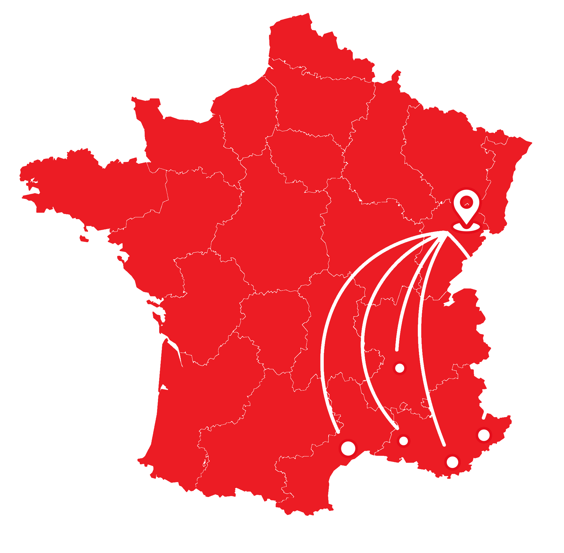 Déplacements vers le sud