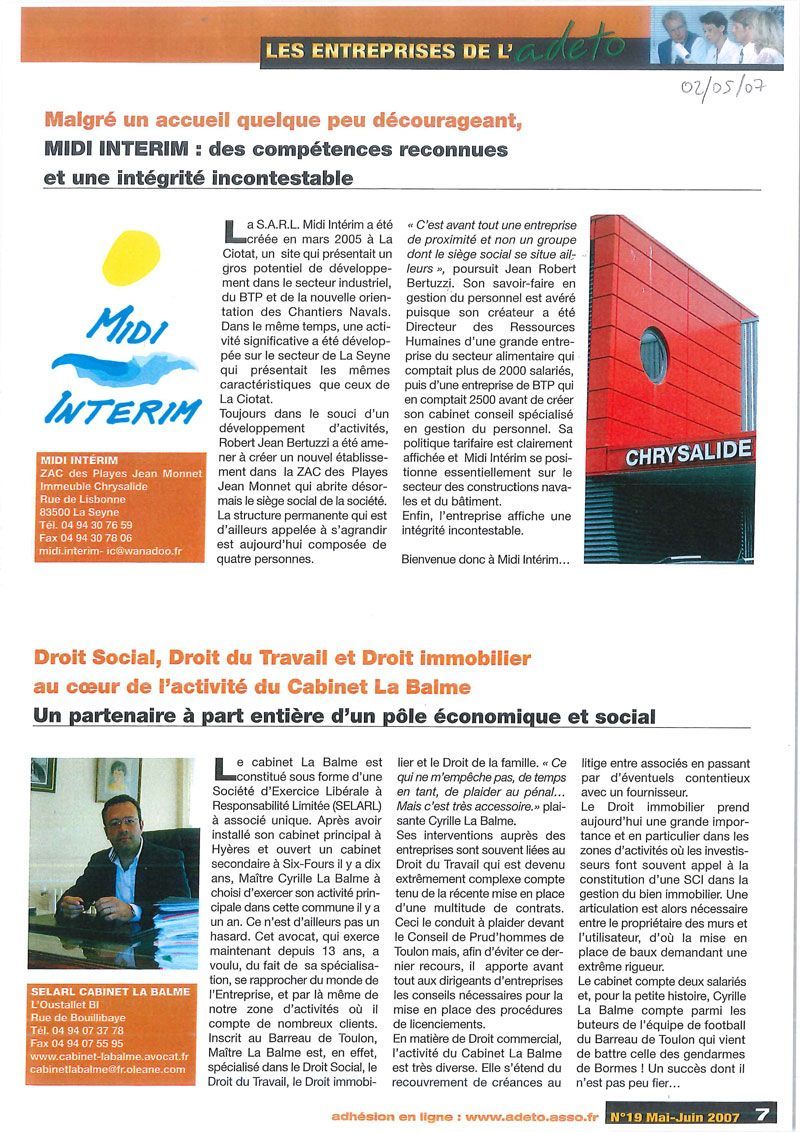 Article de presse 17.