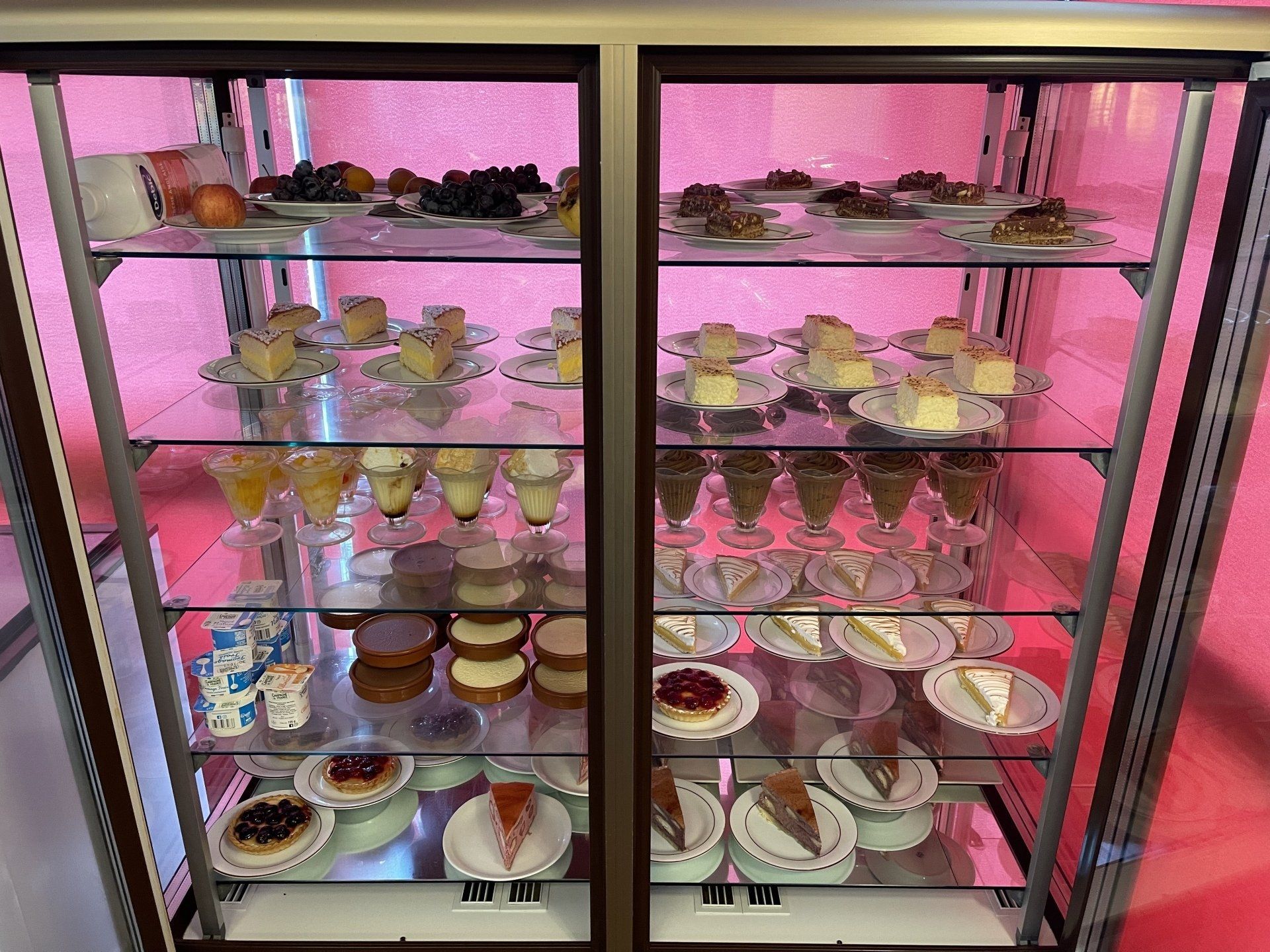 vitrine desserts