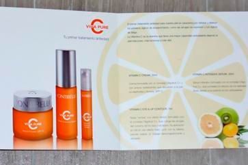Un folleto de un producto llamado vita pure