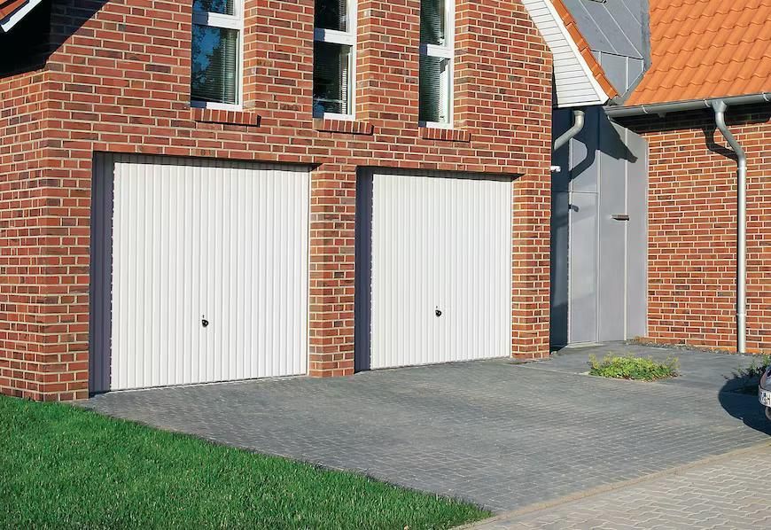 Porte en acier motif 902, Blanc trafic RAL 9016