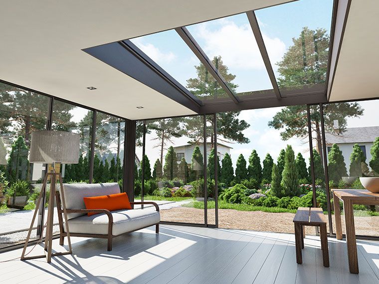 Baie coulissante en aluminium