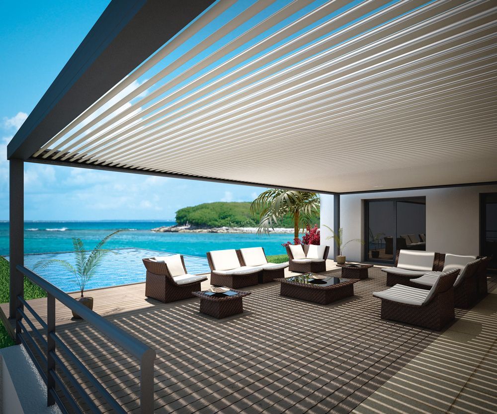 pergola sur front de mer