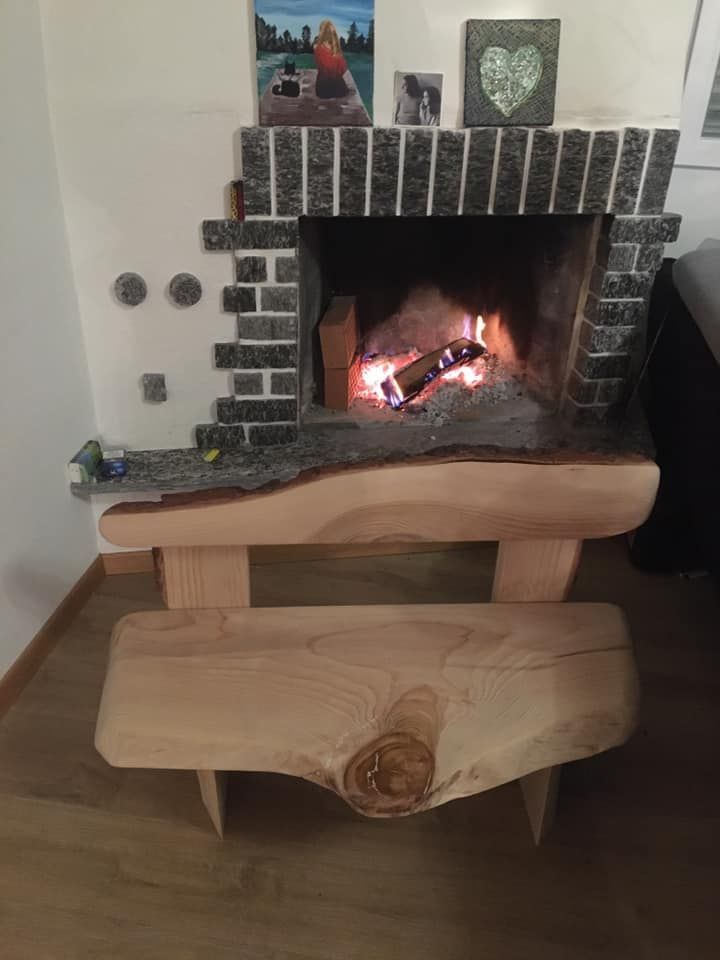 Panchina in legno di cedro - SXL Artigiani - Lavori in legno e metallo Locarno