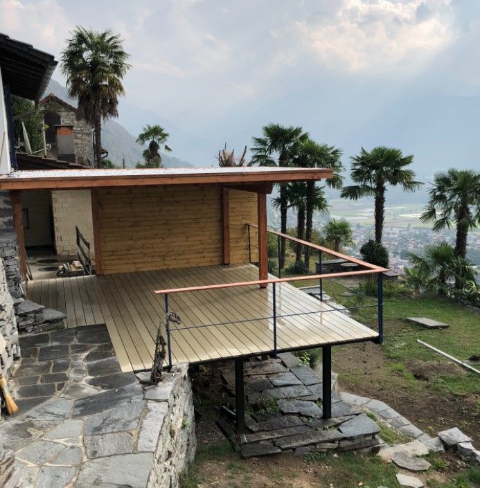 Casetta da giardino - SVeranda - SXL Artigiani - Lavori in legno e metallo LocarnoXL Artigiani - Lavori in legno e metallo Locarno