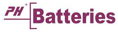 Un logotipo morado con el texto