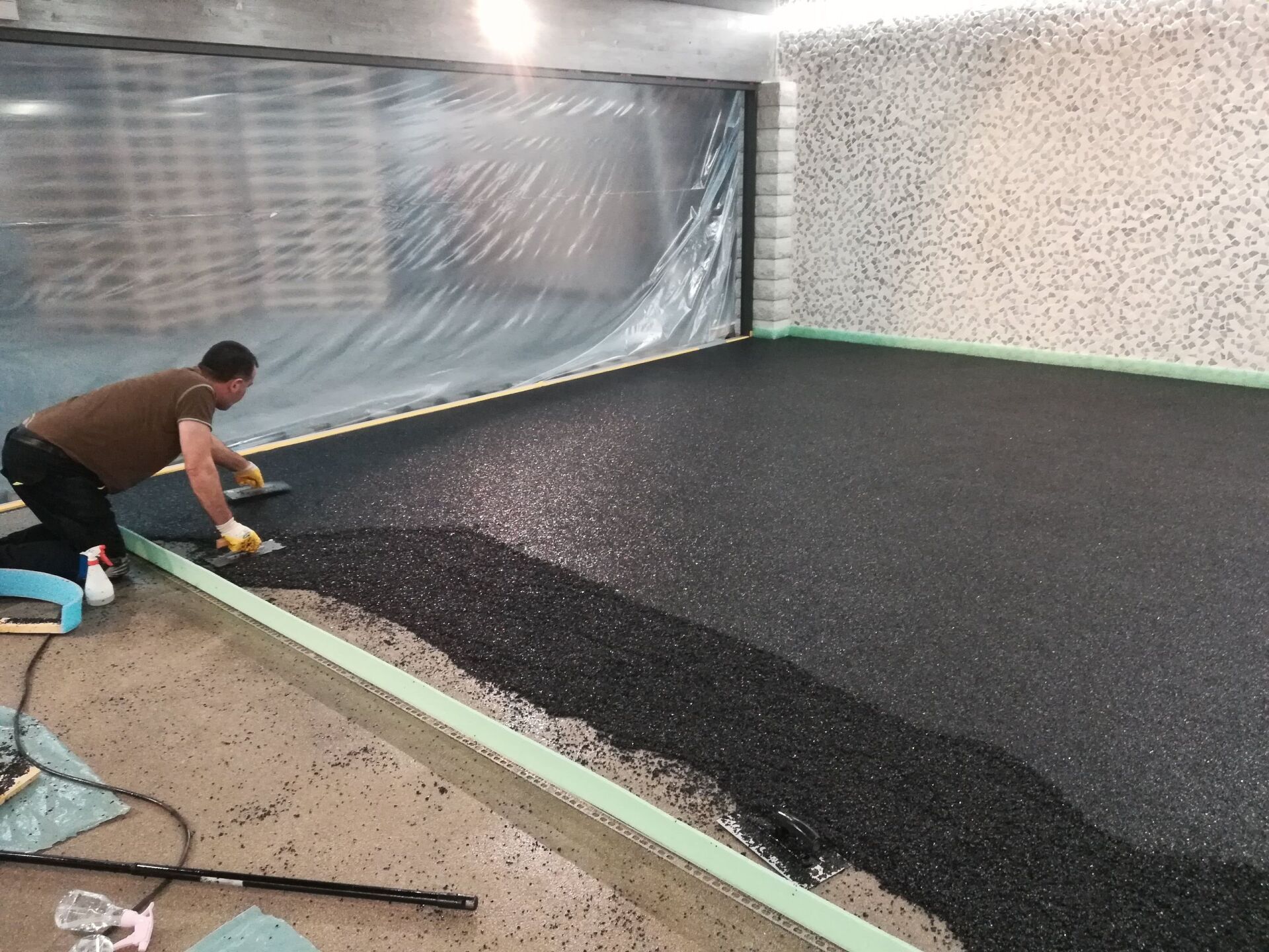 Steinteppiche / Dekorkiesboden