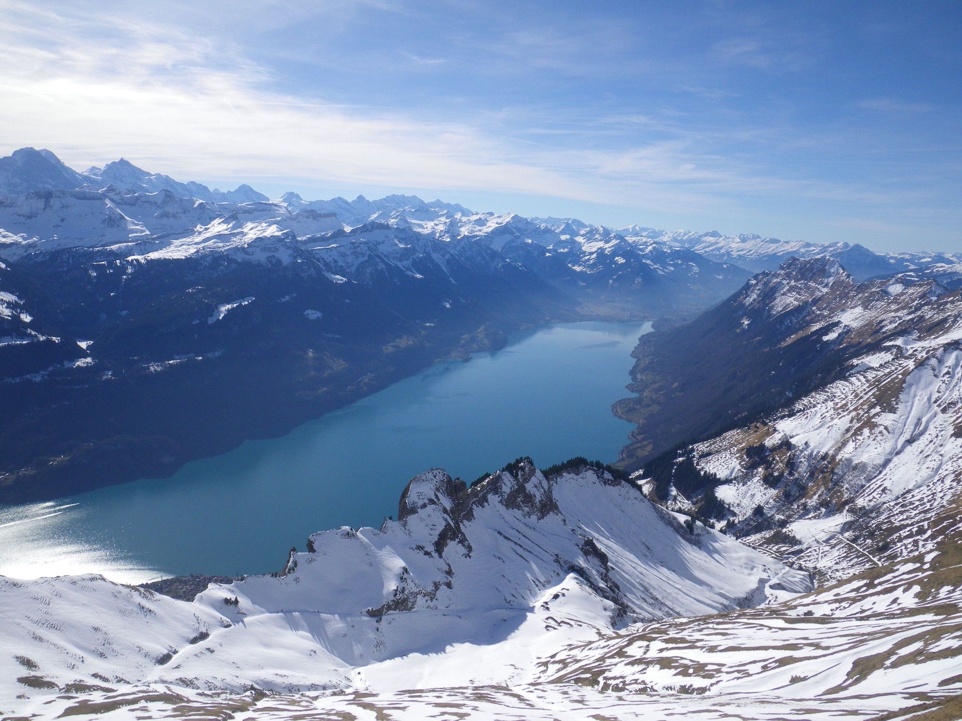 Toller Ausblick vom Sädel auf den Lungerersee und Sarnersee