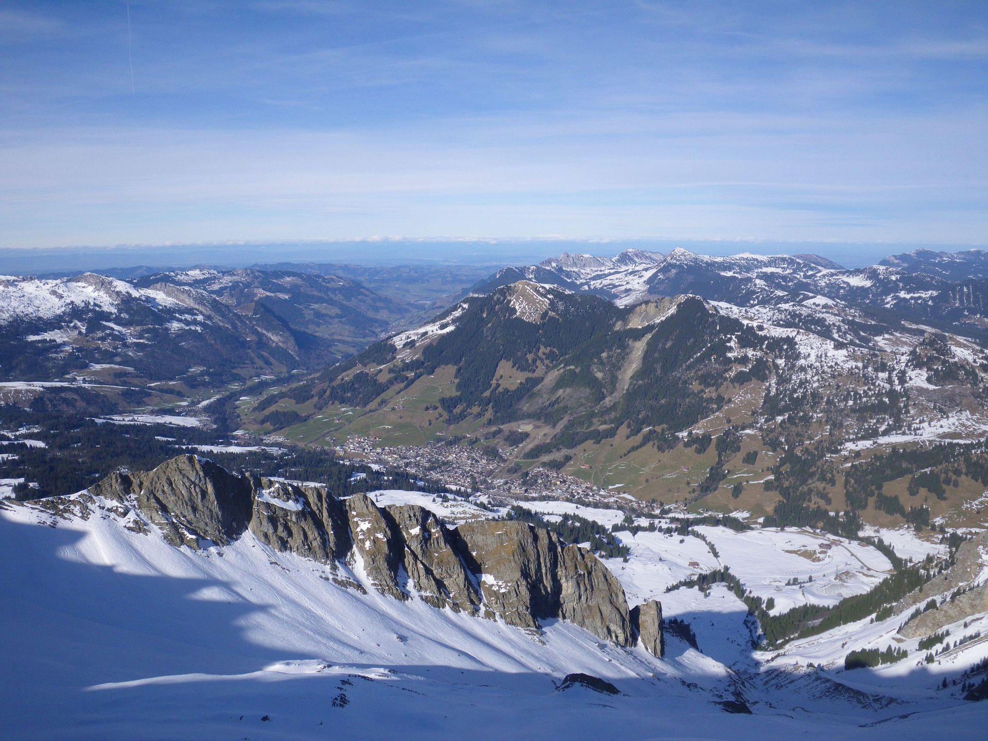 Toller Ausblick vom Sädel auf den Lungerersee und Sarnersee