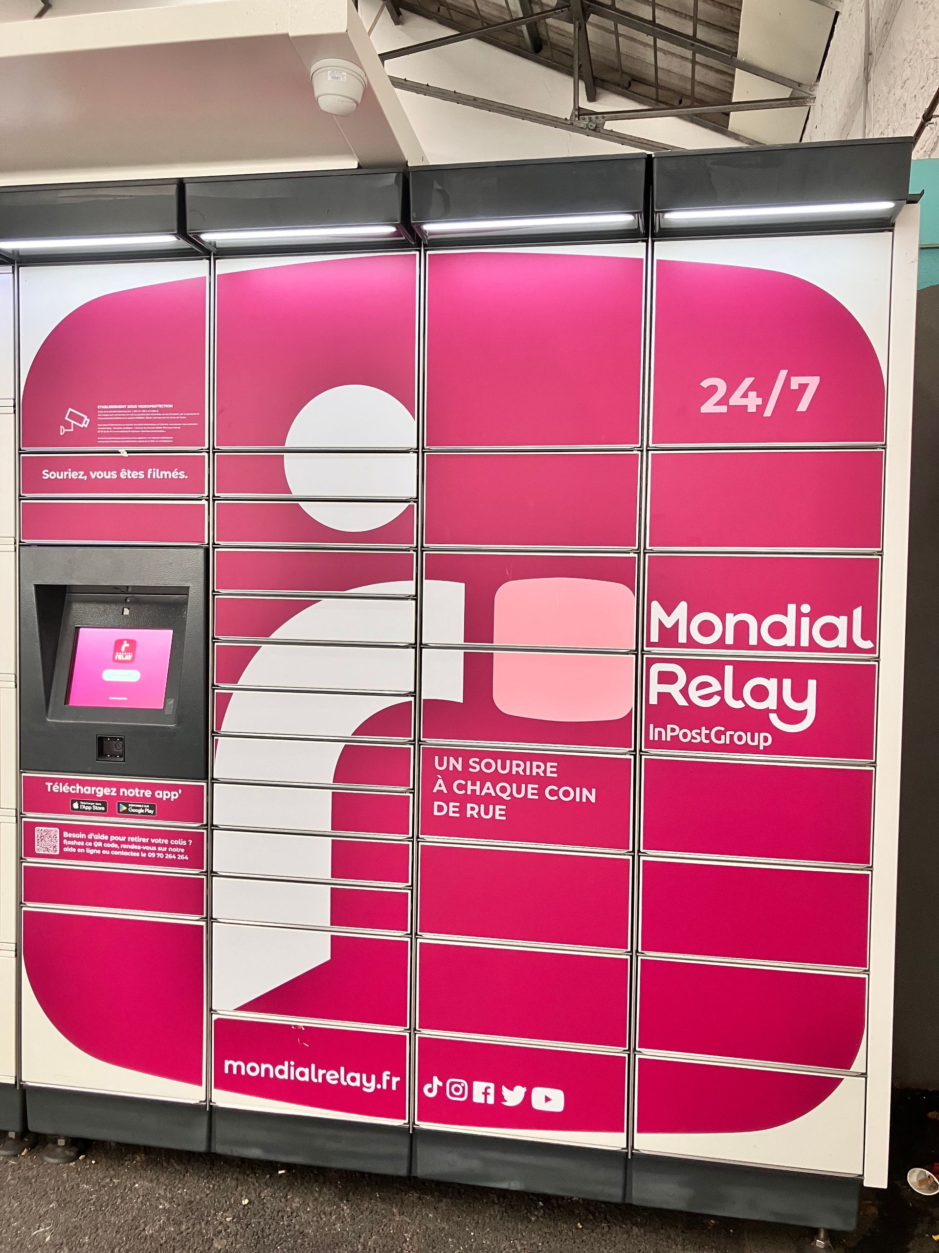 Casiers Mondial Relay