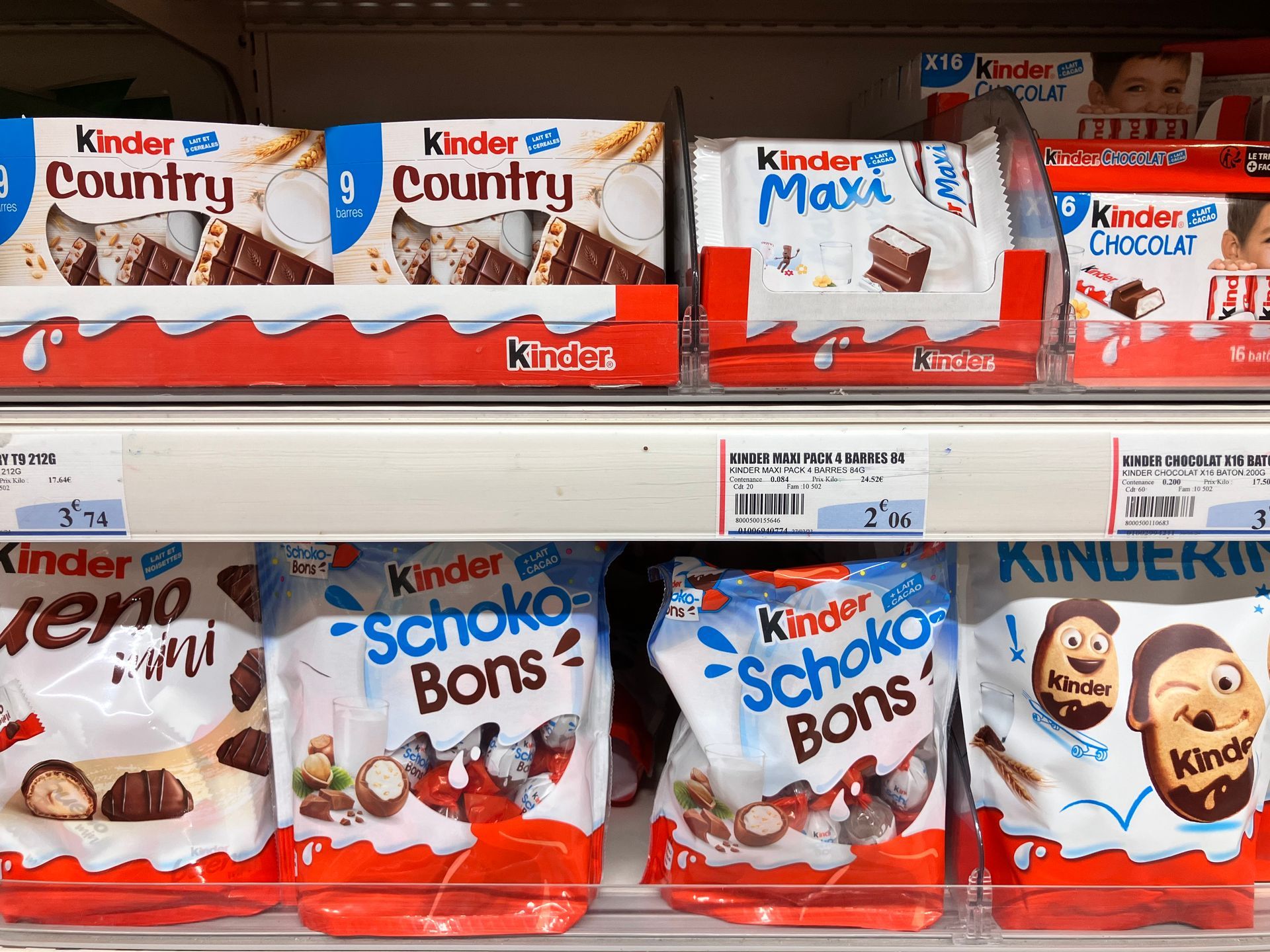 Rayon avec des kinders