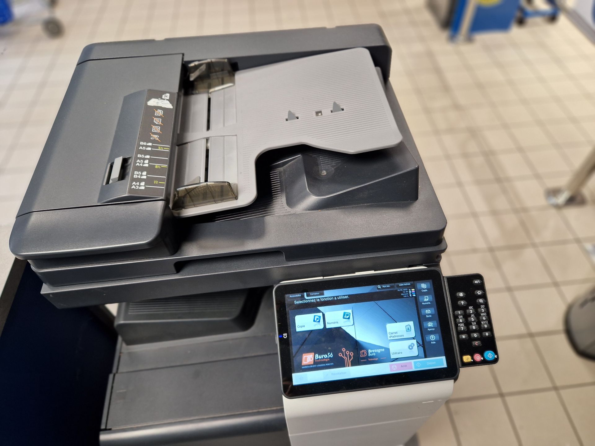 Photocopieuse du supermarché