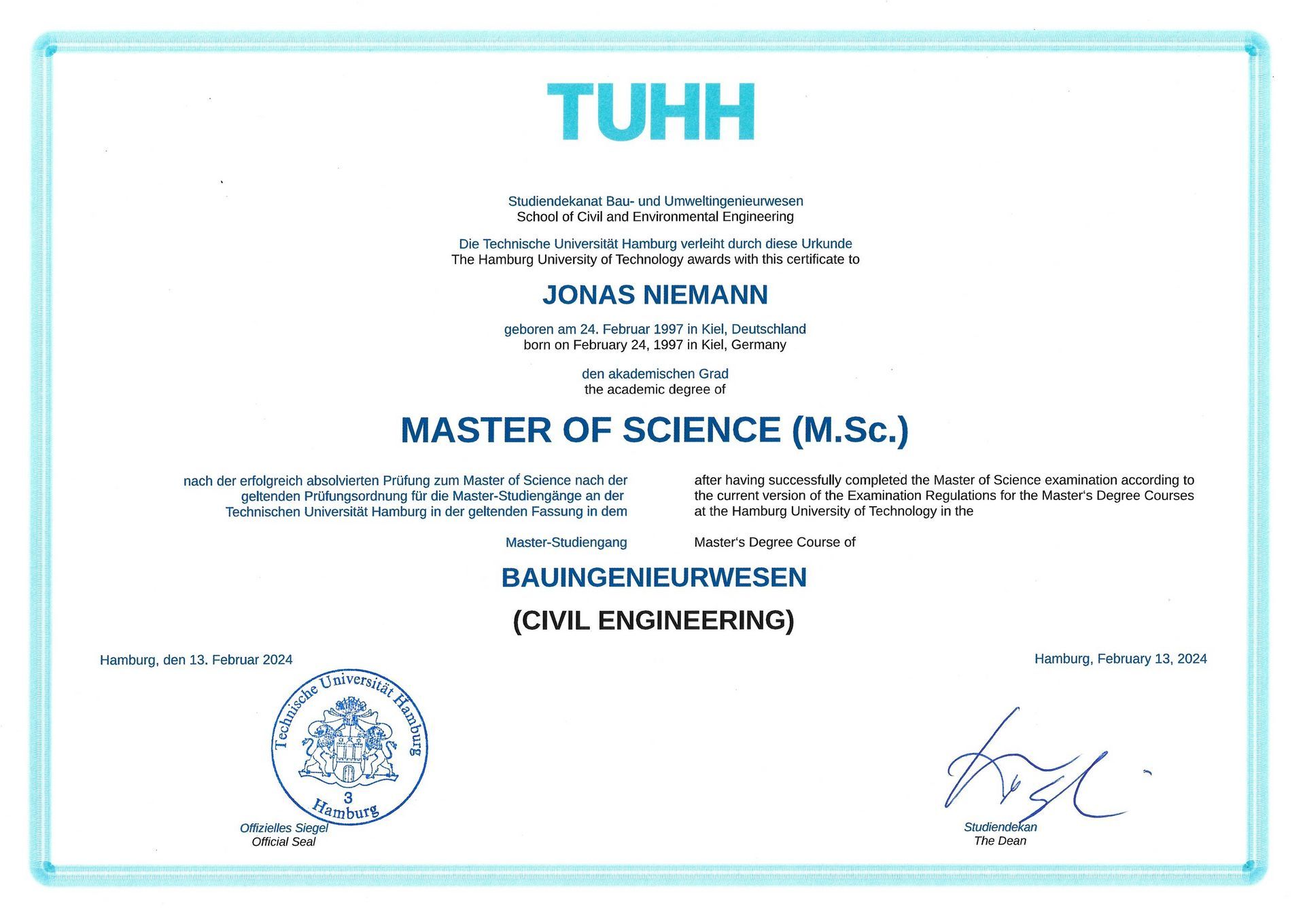 Zertifikat | Betonprüfstelle Newe GbR