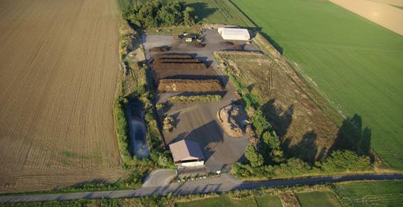 Vue aérienne du site en 2004