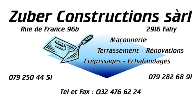 Zuber Constructions - Fahy