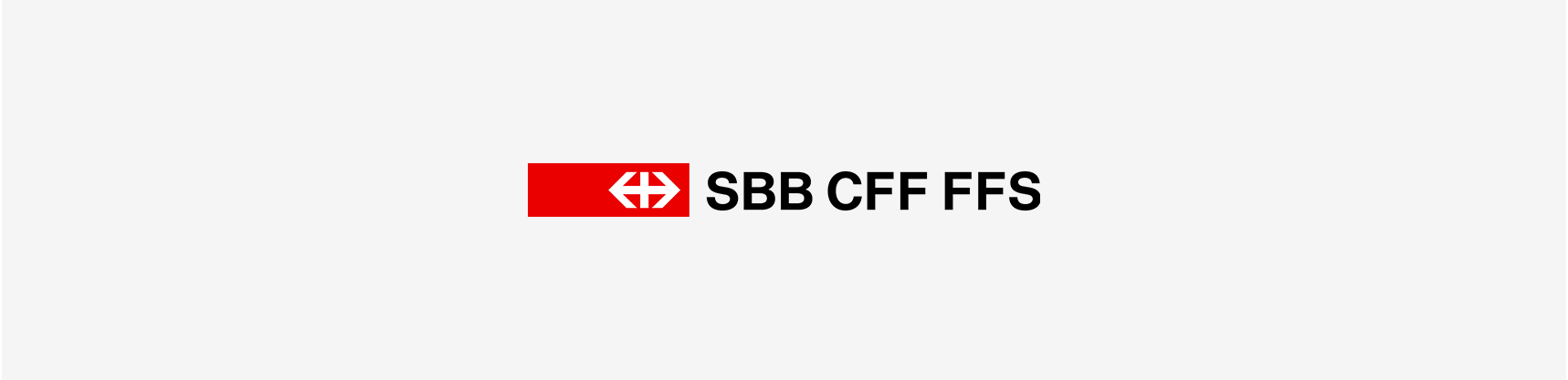 Das Logo von SBB CFF FFS befindet sich auf weißem Hintergrund.