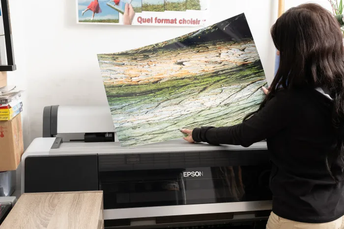 Impression d'une photographie grand format