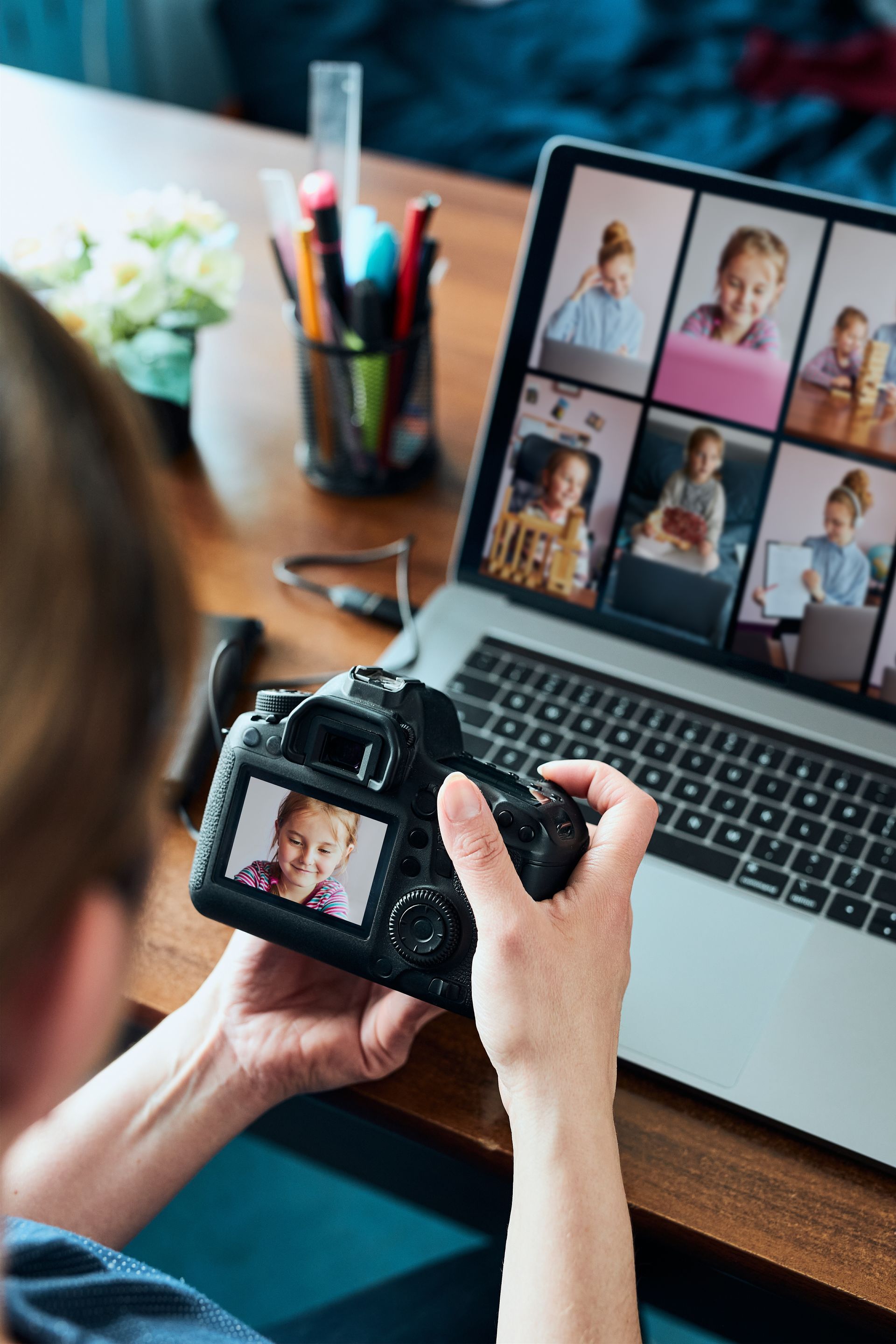 Téléchargement de photos sur un ordinateur