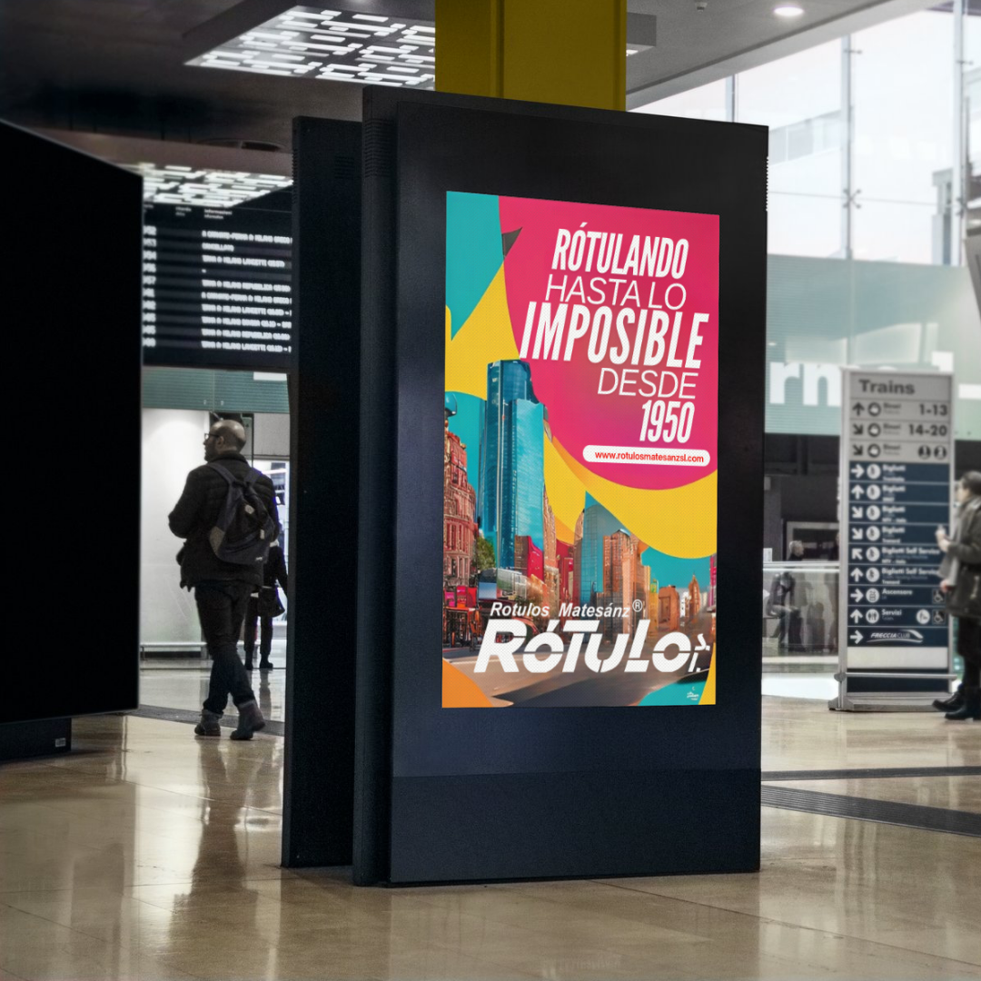 A sign that says ' rotulando hasta lo imposible desde 1950 ' on it