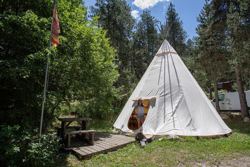 Un tente de type tipi