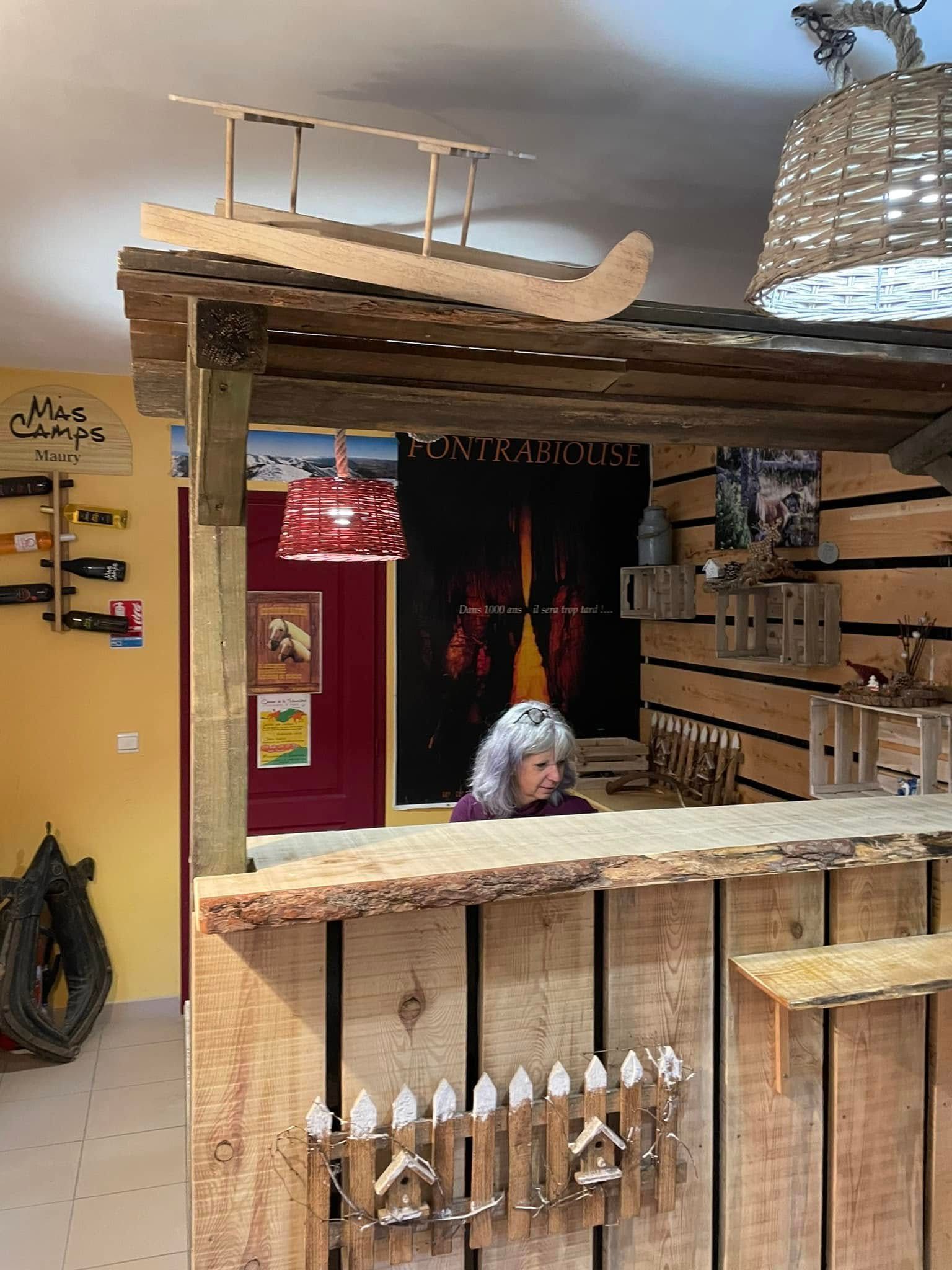 L'accueil du camping La Devèze 