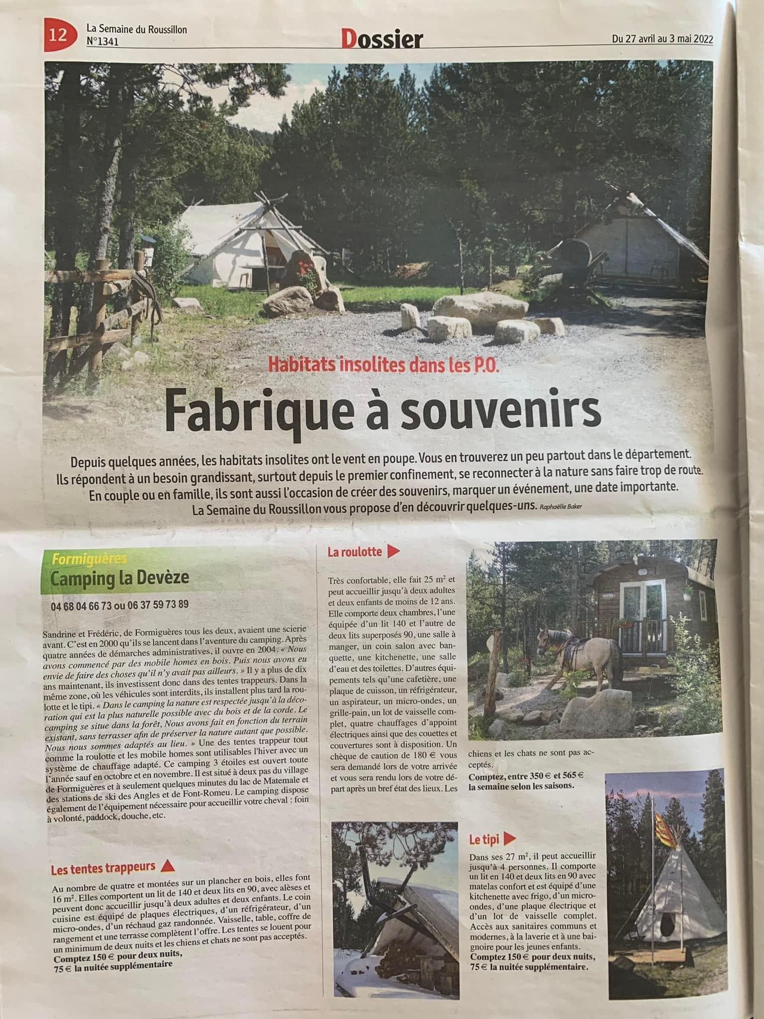 Une feuille de journal
