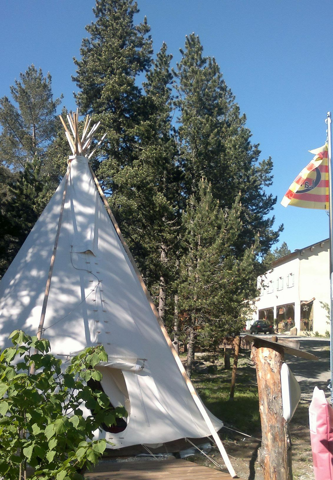 Un tente de type tipi