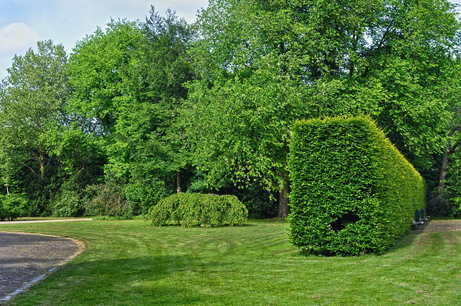 Vue sur un jardin d'Aigurande
