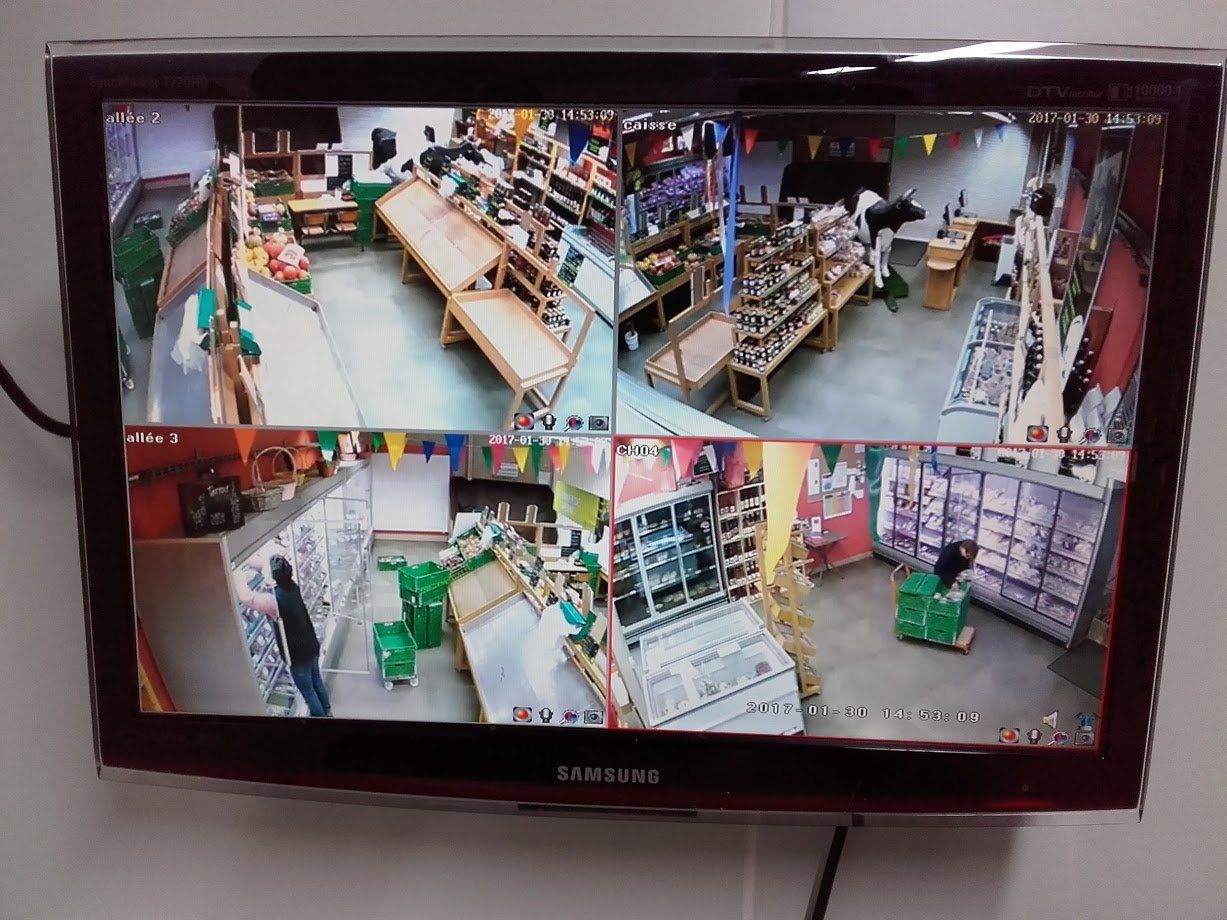 Vidéosurveillance magasin