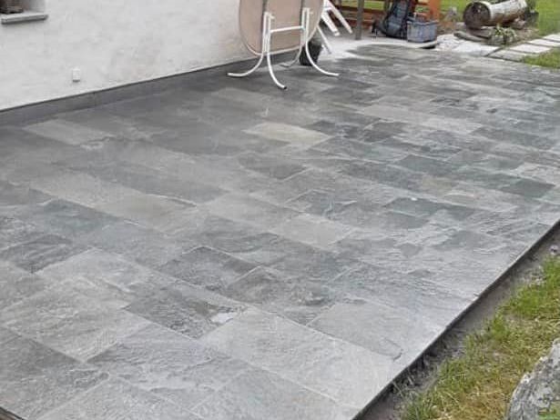 Terrasses en pierre en Valais - Arsic Carrelages & Revêtements