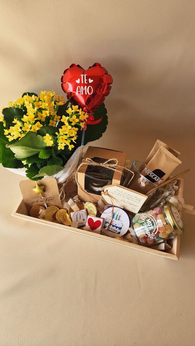 Caja con productos