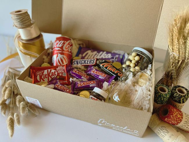 Caja con productos