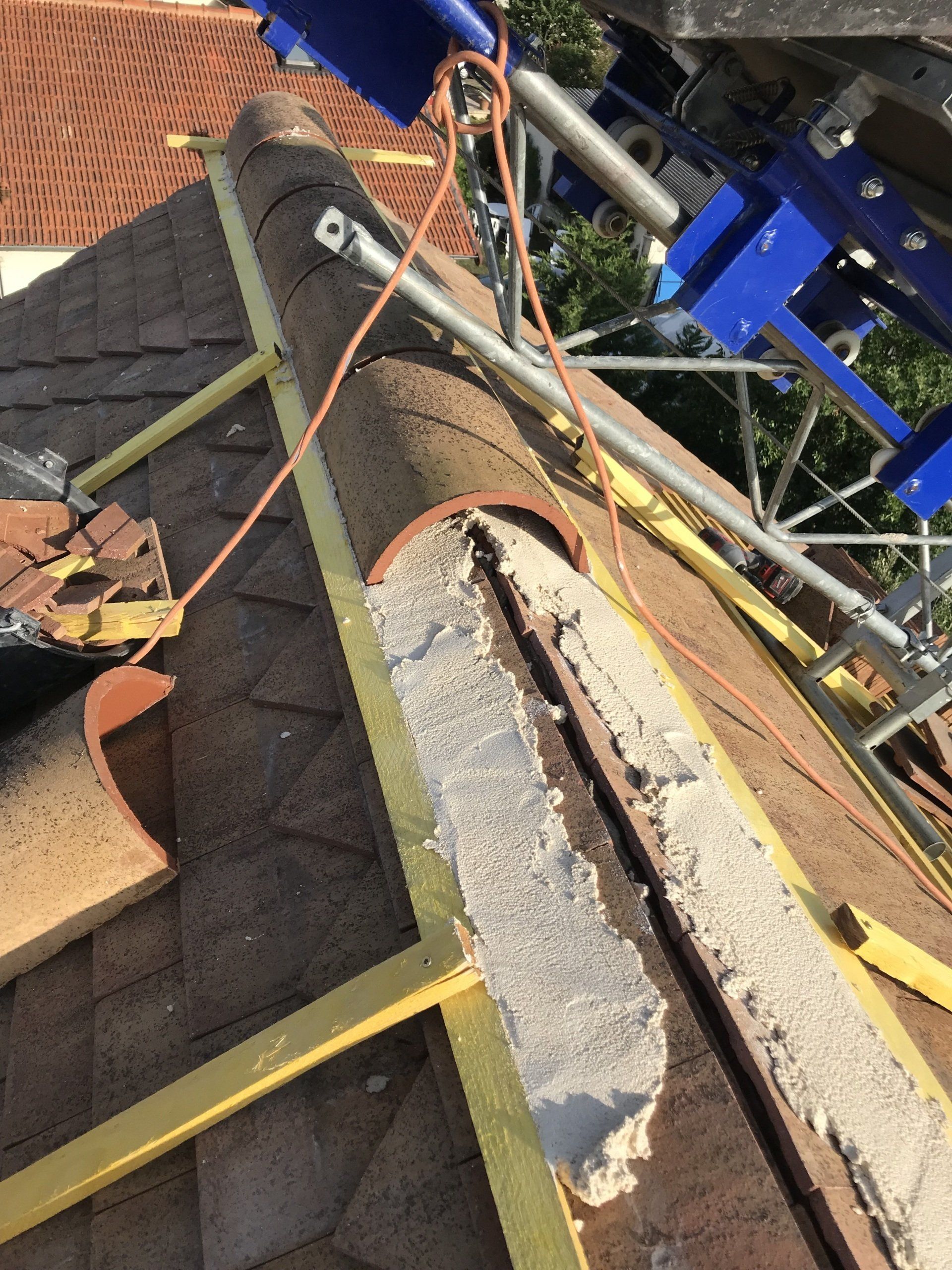 Création de faitage