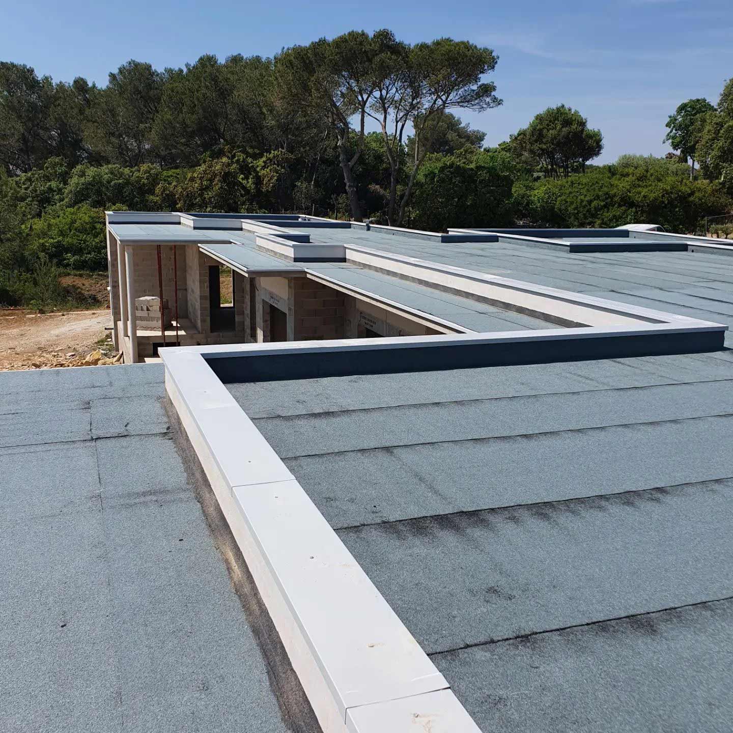 Toit-terrasse goudronné