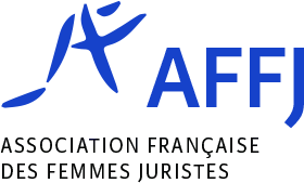 Logo bleu et noir de l’Association française des femmes juristes (AFFJ)