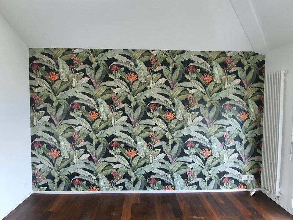 papier peint à fleurs