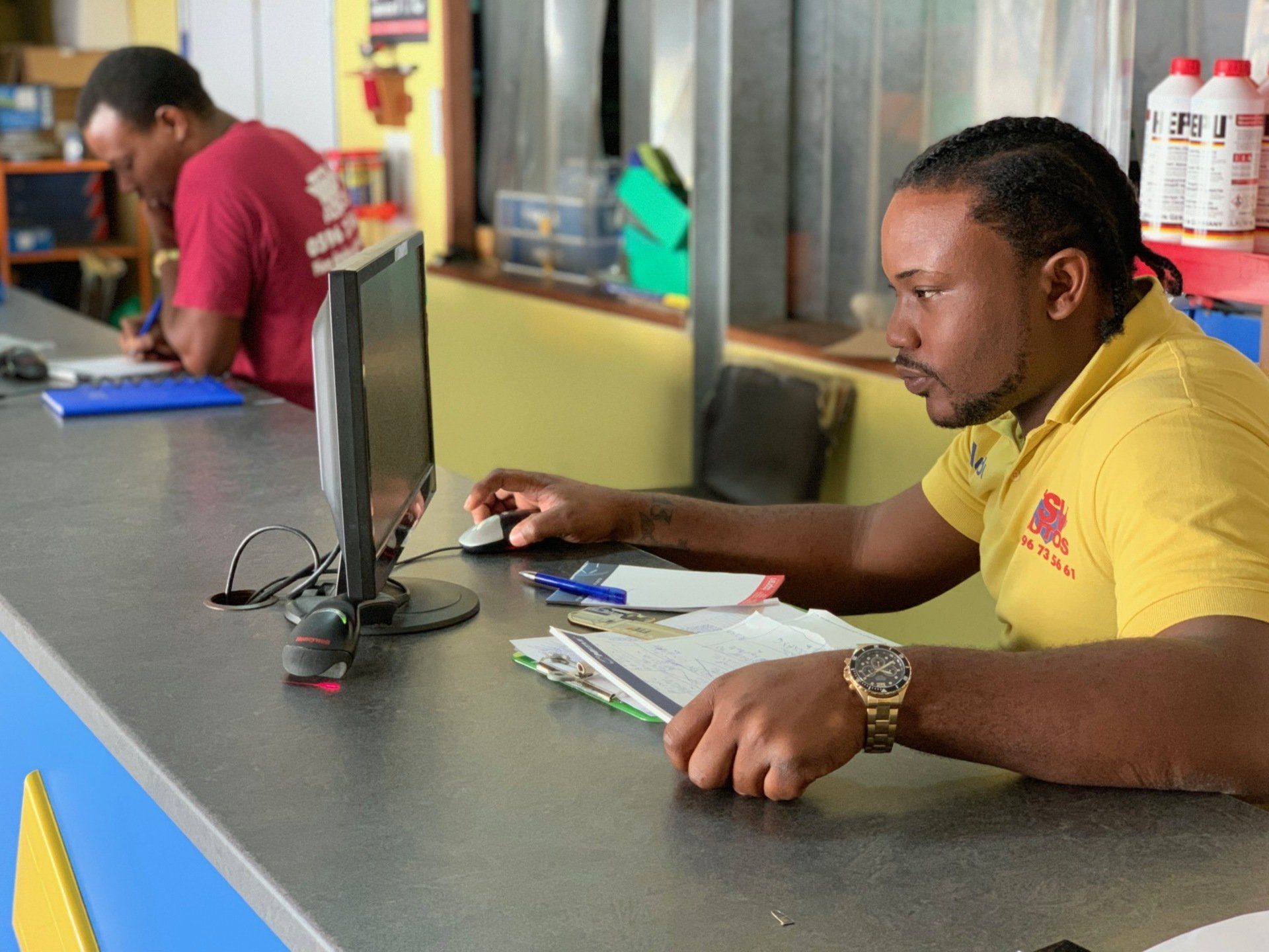 Accueil des pièces détachées