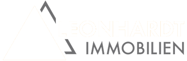 Ein schwarz-weißes Logo für ein Unternehmen namens Immobilien