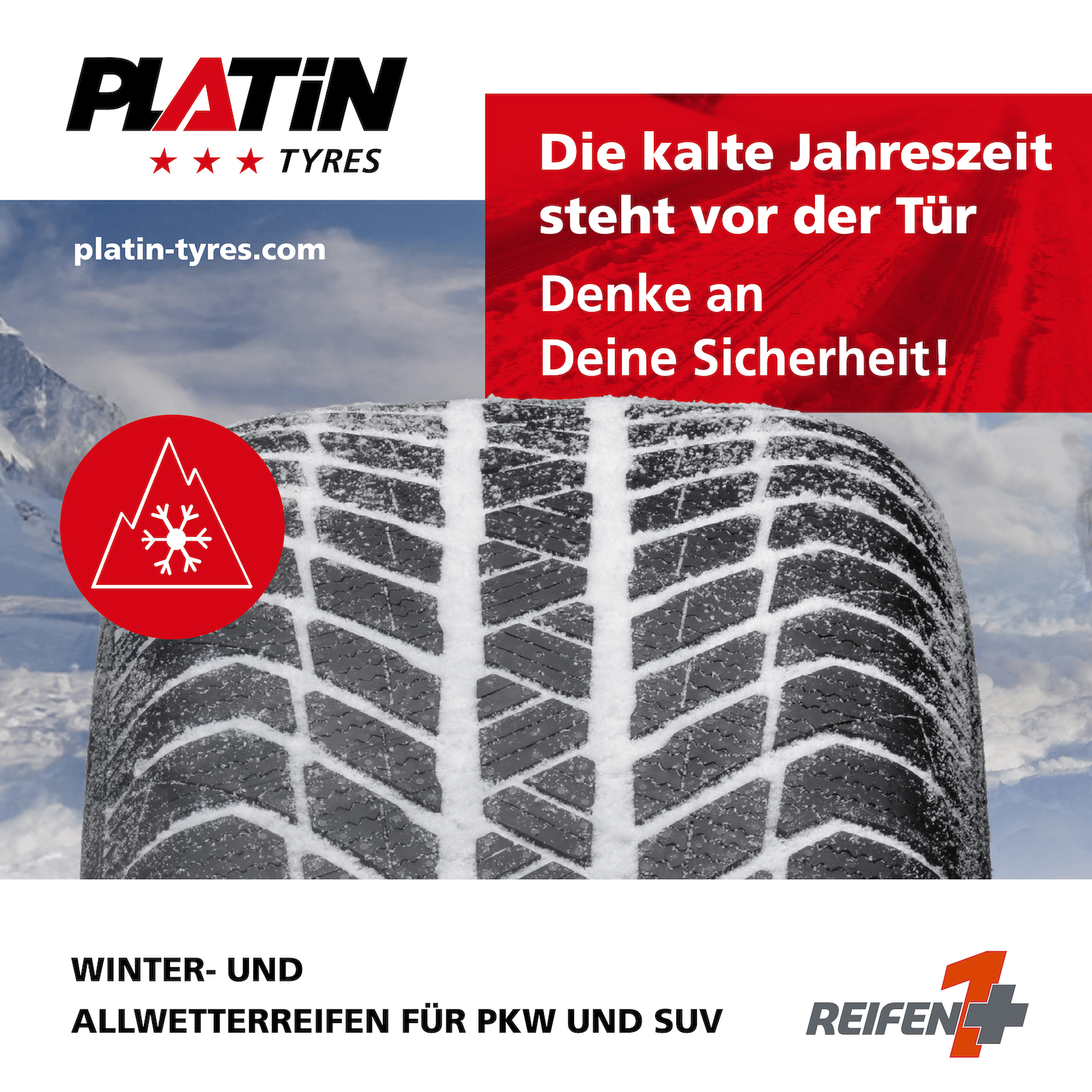 Flyer für Winter- und Allwetterrreifen