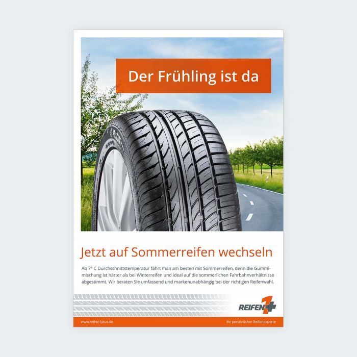 Flyer für Winter- und Allwetterrreifen