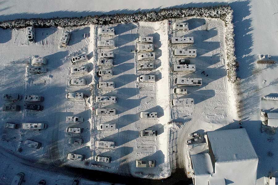 Wohnmobilpark Winterberg Luftaufnahme